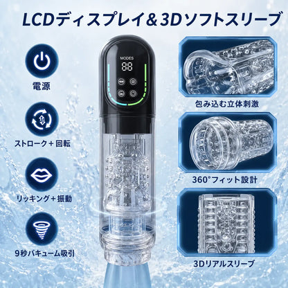 【極楽マスター】9in1 自動メンズケアマシン
