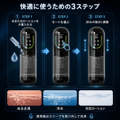 【極楽マスター】9in1 自動メンズケアマシン